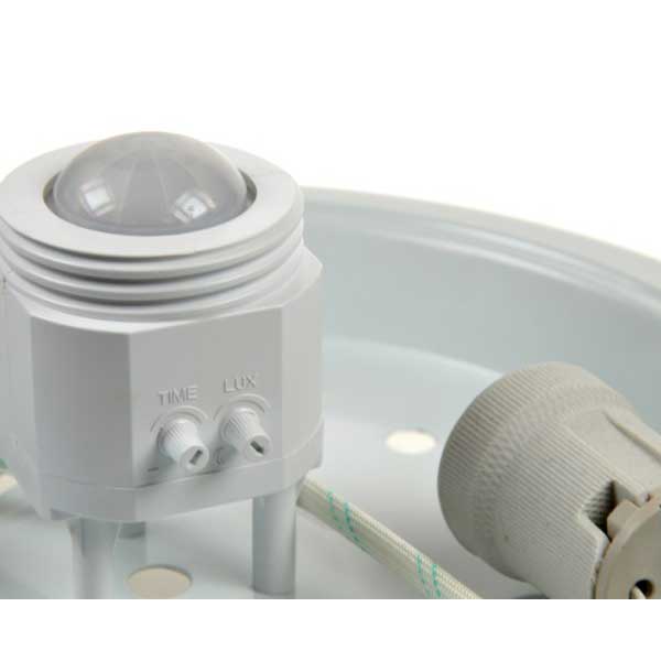 LED plafonera IGLOO PIR senzor pokreta i luxomat 2XE27 D300mm LED unutarnja rasvjeta 012578 - iDEAL LED | Led žarulje - LED rasvjeta iDEAL LED | Led žarulje - LED rasvjeta LED plafonera IGLOO PIR senzor pokreta i luxomat 2XE27 D300mm