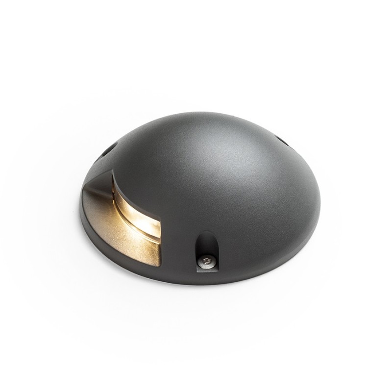 LED Podna/Zidna SVJETILJKA TOPTOP antracit 230V LED 1.5W IP67 3000K 05 lm Ra 80
