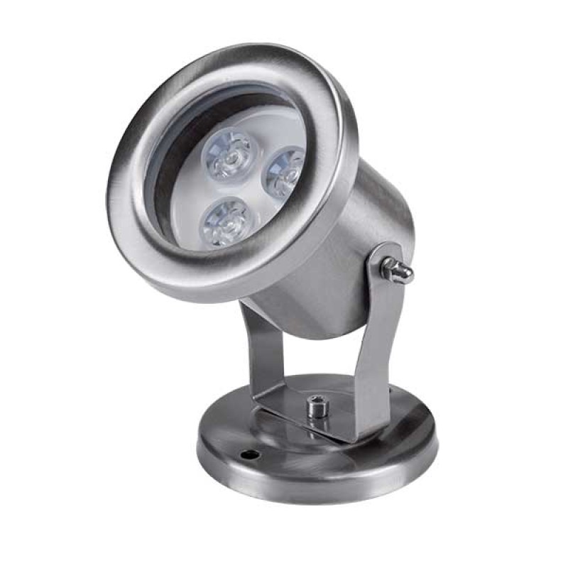 LED podvodna svjetiljka 3x1W IP68 6500K 12V AC