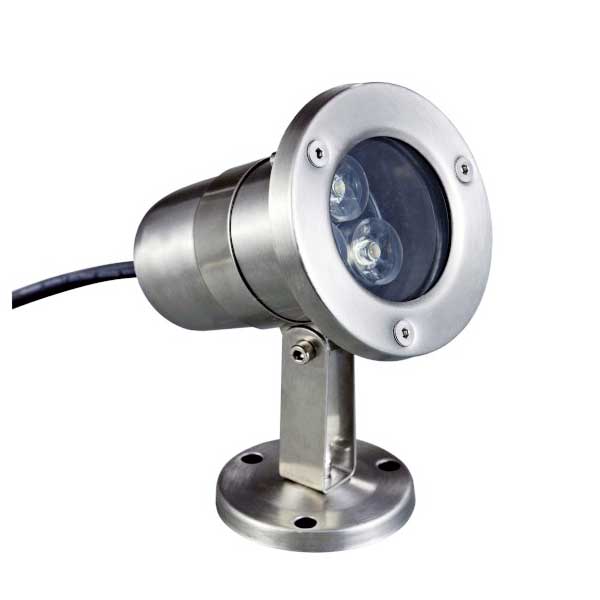 LED podvodna svjetiljka 3x1W IP68 6500K 12V AC