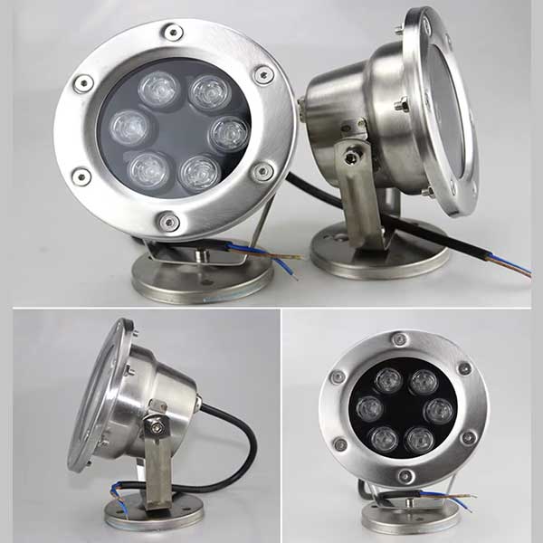LED podvodna svjetiljka 3x1W IP68 6500K 12V AC