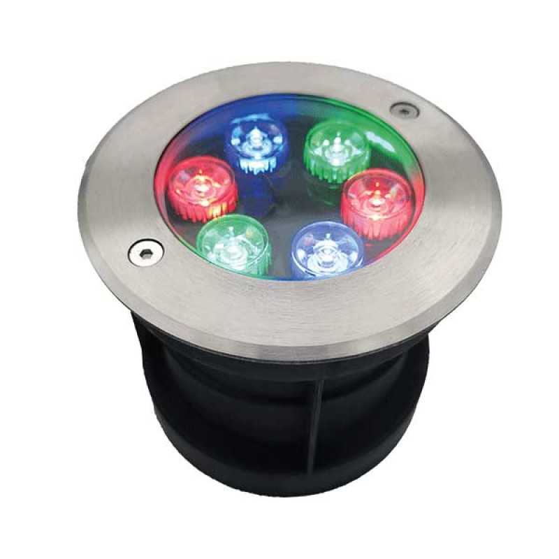 LED PODVODNO Ugradbeno SVJETLO 6W RGB 12V IP68 Sa DALJINSKIM upravljačem
