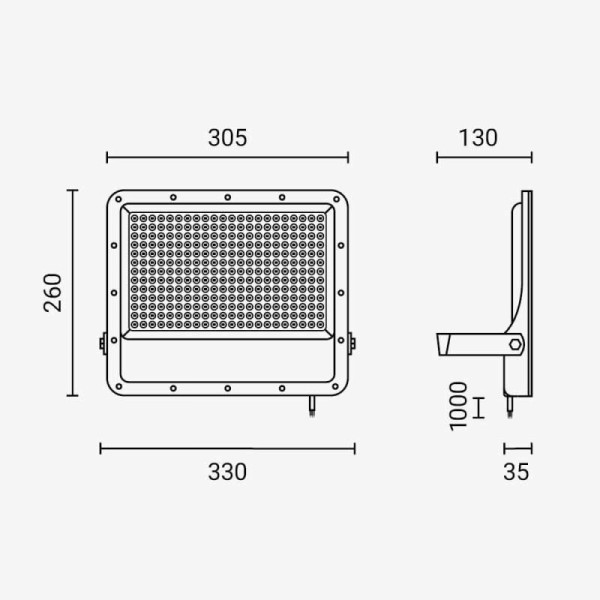 LED reflektor 200W 20000 lm IP65 LED reflektor 200W 20000 lm IP65