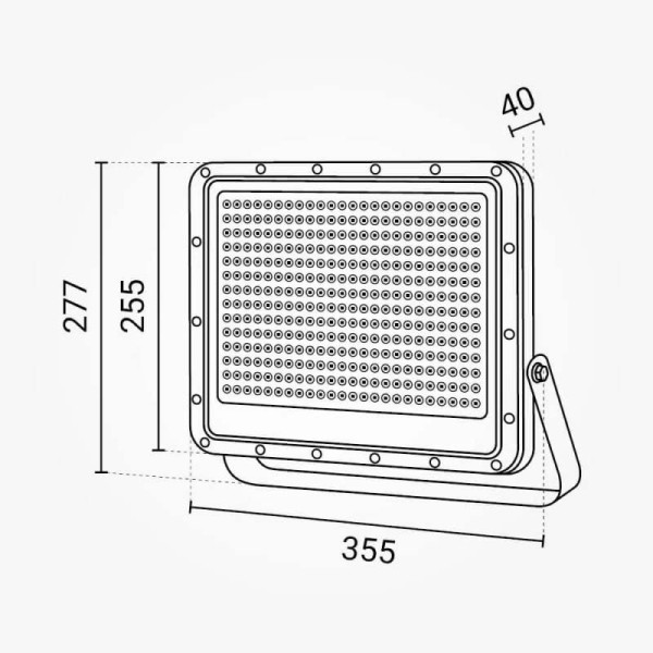 LED reflektor 200W 28 000 lm AC 220-240V IP65 