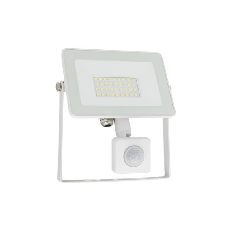 LED REFLEKTOR 20W VEGASLIM  IP65 PIR SENZOR POKRETA 4000K