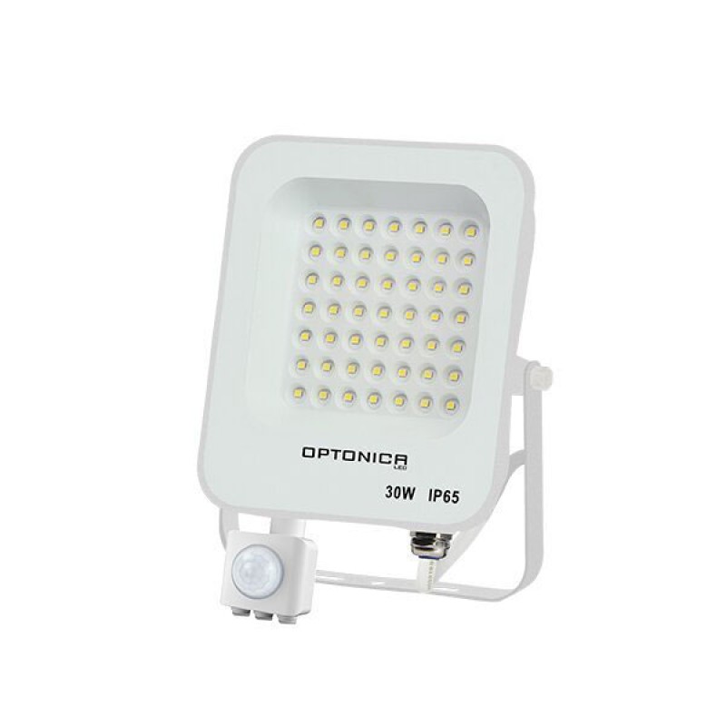 LED REFLEKTOR 30W SMD  IP65 90°  PIR SENZOR POKRETA 2700lm
