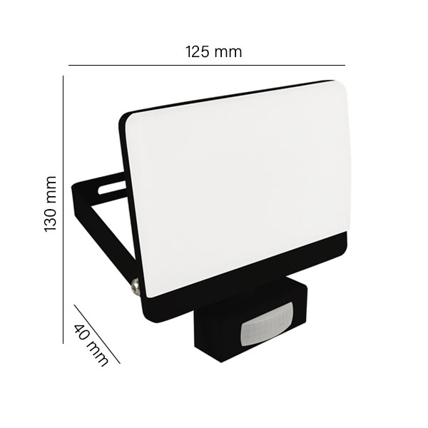 LED reflektor Breeze 15W 1300 lm 4000K IP65 115° IK10 PIR senzor pokreta LED reflektori 04246 - iDEAL LED | Led žarulje - LED rasvjeta iDEAL LED | Led žarulje - LED rasvjeta LED reflektor Breeze 15W 1300 lm 4000K IP65 115° IK10