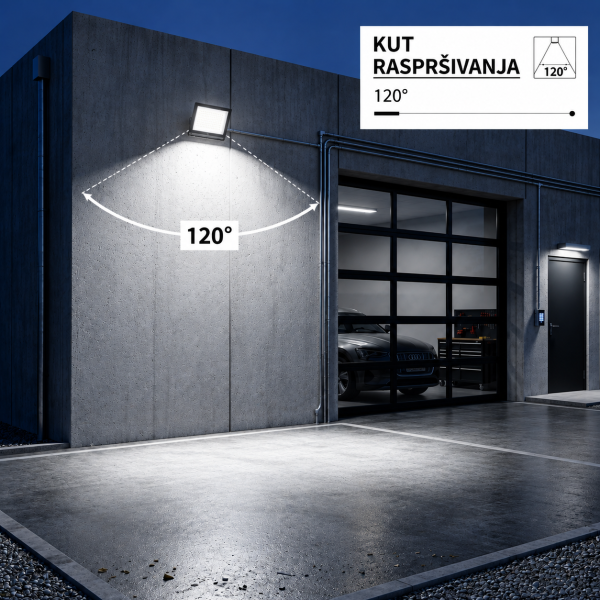 LED reflektor DORIN 100W 10500 lm IP65 IK09