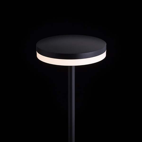 LED reflektor na šiljku 12W 770 lm 3000K IP54 crni mat akril
