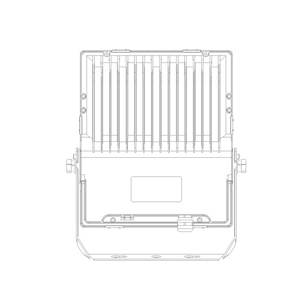 LED reflektor visoke učinkovitosti G3 slim 150W 25500 lm 160 lm/W IK10 asimetrične PMMA leće IP66 100-277V 6-20KV Philips LED chip
