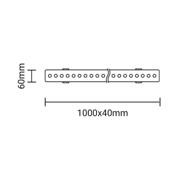 LED reflektor Wall Washer 36W IP65 2800 lm IP65