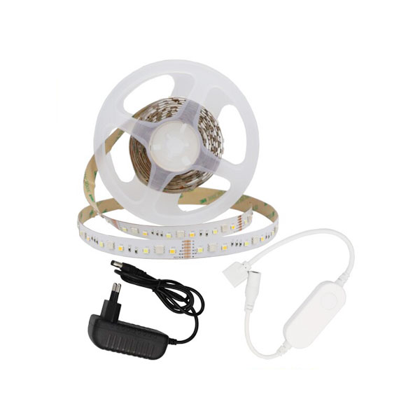 LED RGB traka 12W SET adapter + WiFi kontroler + daljinski ispravljač DC12V 5050 + 2835 RGB + WW 60 SMD IP20 Alexa & Google Assistant LED trake ST4325 - iDEAL LED | Led žarulje - LED rasvjeta iDEAL LED | Led žarulje - LED rasvjeta LED RGB traka 12W SET adapter + WiFi kontroler + daljinski ispravljač DC12V 5050 + 2835 RGB + WW 60 SMD IP20 Alexa & Google Assistant