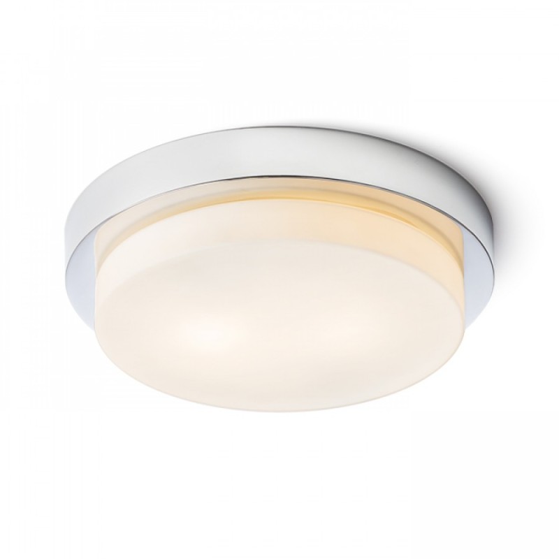 LED svjetiljka Gorra opalno staklo/krom 230V 2xE14 IP44