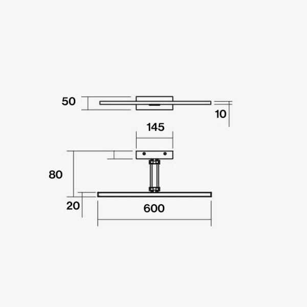 LED svjetiljka Jena 14W 600 mm IP40