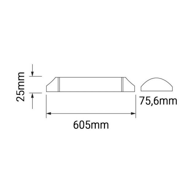LED svjetiljka nadgradna 120cm 40W IP20 3320lm