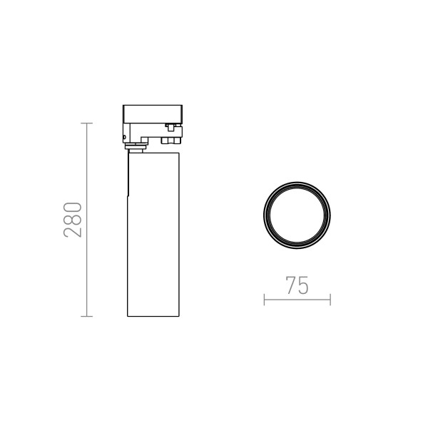 LED TRAČNI REFLEKTOR BAHIA 28W 2700lm 230V LED unutarnja rasvjeta - iDEAL LED | Led žarulje - LED rasvjeta iDEAL LED | Led žarulje - LED rasvjeta