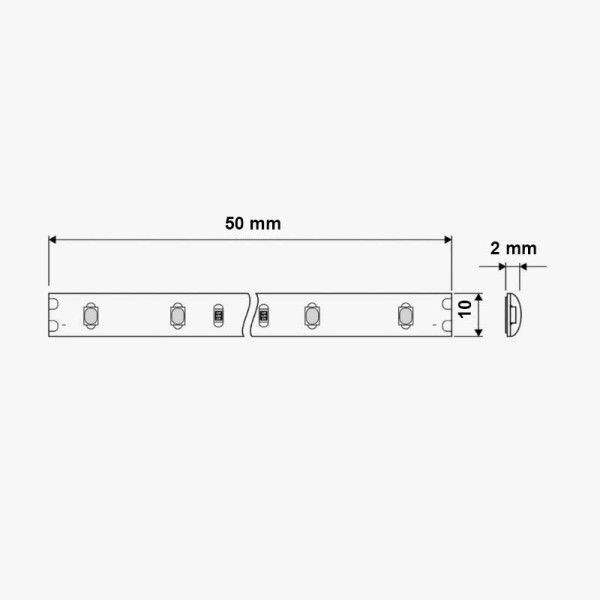 LED traka 12V 14.4W/m 60 SMD/m IP20