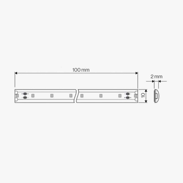 LED traka 12V 7.2 W/m 30 SMD/m IP20