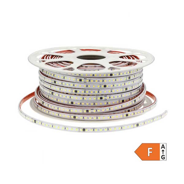 LED traka 220V 9 W/m 120 SMD/m 100 lm/w IP65
