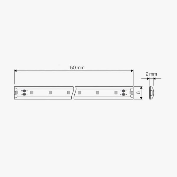LED traka S-Shape 12V 7.2W IP65
