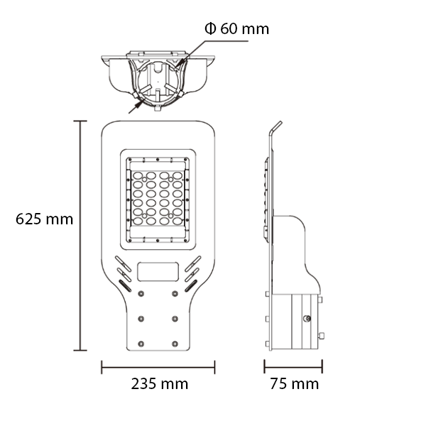 LED ulična rasvjeta visoke učinkovitosti 200W IP65 5500K 22000 lm Tivoli