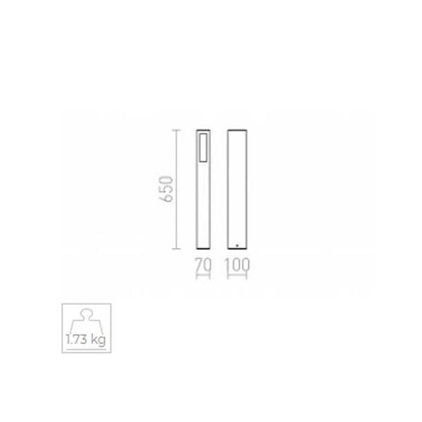 LED VRTNA RASVJETA PODNA TREEZA 65 230V E27 18W IP54 LED vanjska rasvjeta R10441 - iDEAL LED | Led žarulje - LED rasvjeta iDEAL LED | Led žarulje - LED rasvjeta LED VRTNA RASVJETA PODNA TREEZA 65 230V E27 18W IP54