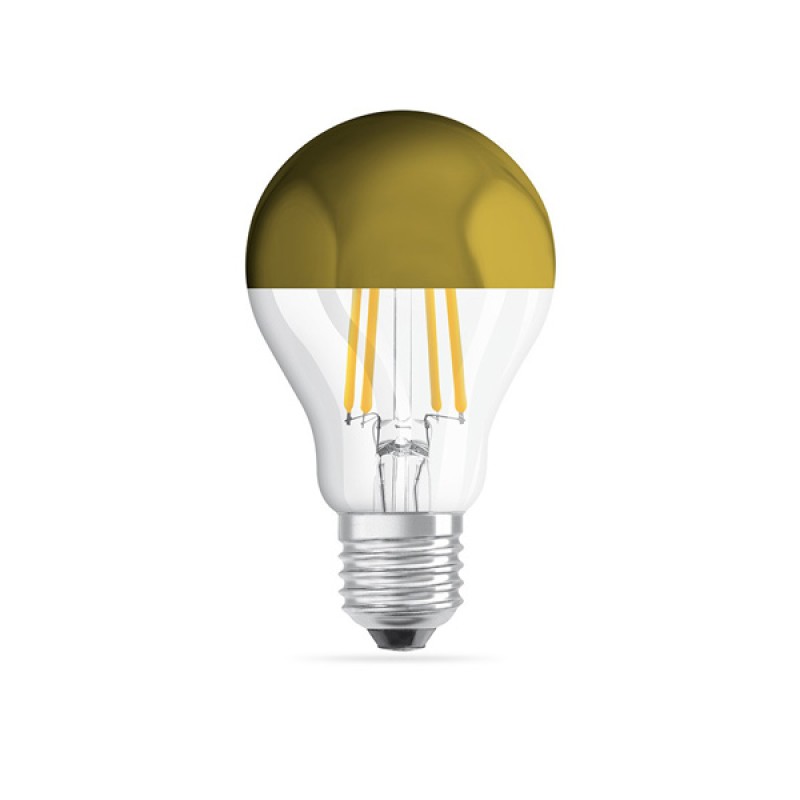 LED ŽARULJA A60 Zlatno sjenilo E27 7W 800lm AC175-265V Filament 2700K