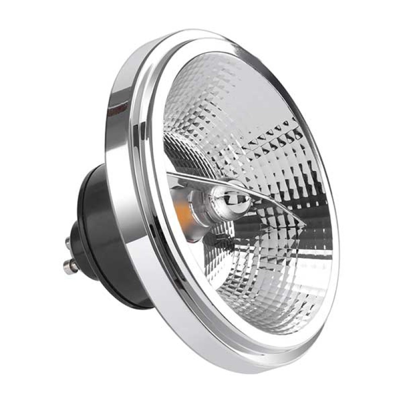 LED ŽARULJA AR111/GU10 10.5W s reflektorom AC230V 18° 500 lm Crna