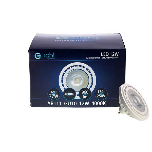 LED ŽARULJA AR111/GU10 6W AC230V 38° 510LM Bijela