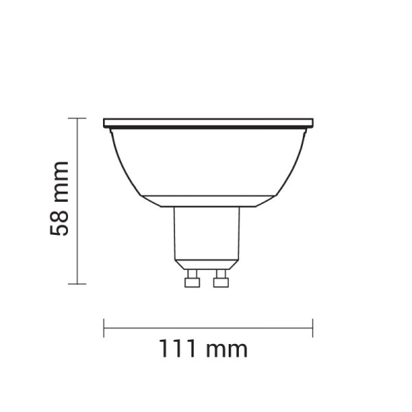 LED ŽARULJA AR111/GU10 9W 170-265V 120° 820lm