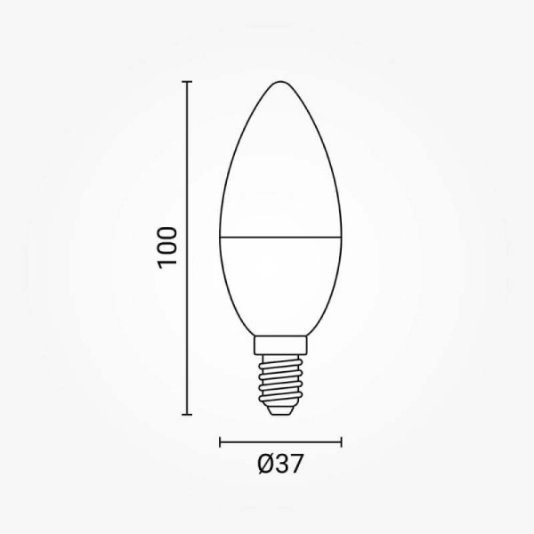 LED žarulja E14 3,7W 220–240V 320 lm