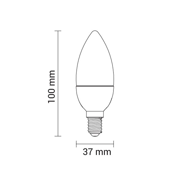 LED žarulja E14 5.5W 220V 450 lm