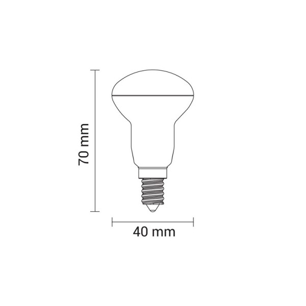 LED žarulja E14 R50 4W 220V LED žarulje SP1489 - iDEAL LED | Led žarulje - LED rasvjeta iDEAL LED | Led žarulje - LED rasvjeta LED žarulja E14 R50 4W 220V