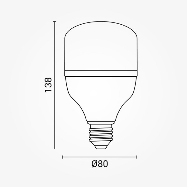 LED žarulja E27 24W T80 2700LM LED žarulje SP11891 - iDEAL LED | Led žarulje - LED rasvjeta iDEAL LED | Led žarulje - LED rasvjeta LED žarulja E27 T80 24W 2700LM 113 lm/W 230V