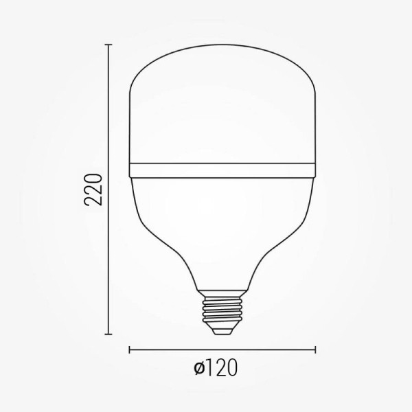 LED žarulja E27 37W 230V 4000 lm LED žarulje 99LED737N - iDEAL LED | Led žarulje - LED rasvjeta iDEAL LED | Led žarulje - LED rasvjeta LED žarulja E27 37W 230V 4000 lm