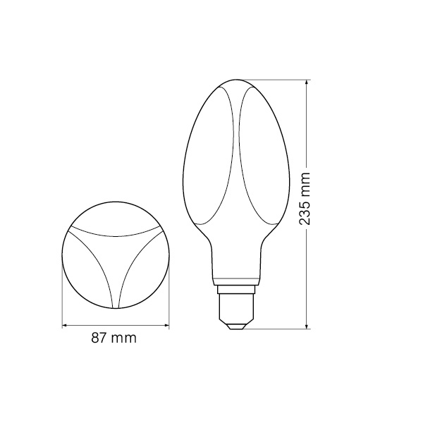 LED žarulja E27 40W high power 