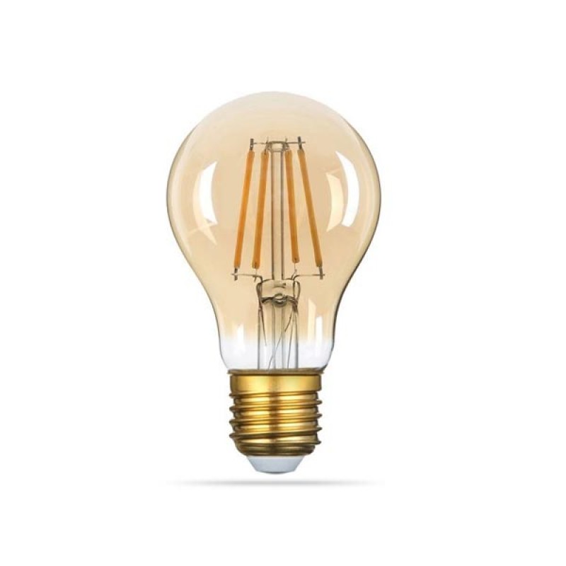 LED ŽARULJA E27 A60 8W FILAMENT 2500K  Zlatno staklo Dimabilna