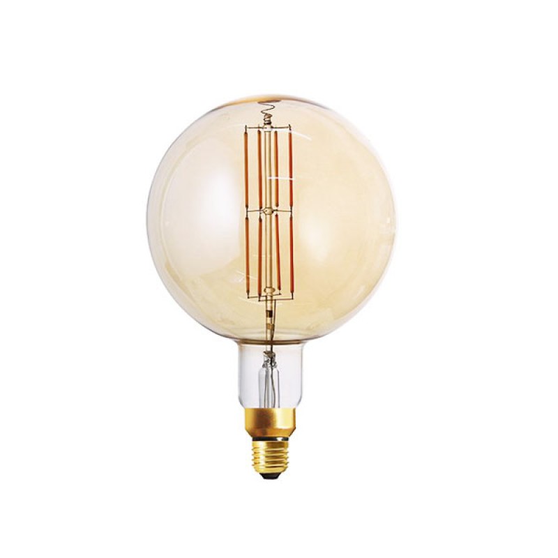 LED ŽARULJA E27 G200 8W zlatno staklo Dimabilna Filament 1800K