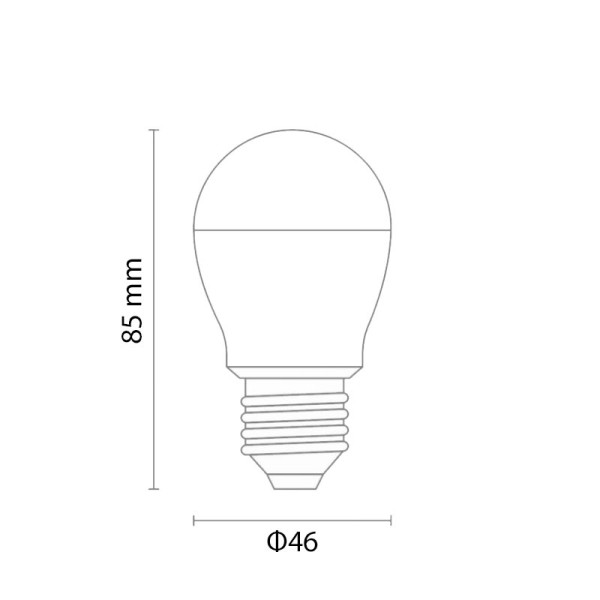 LED žarulja E27 G46 10W 1000 lm