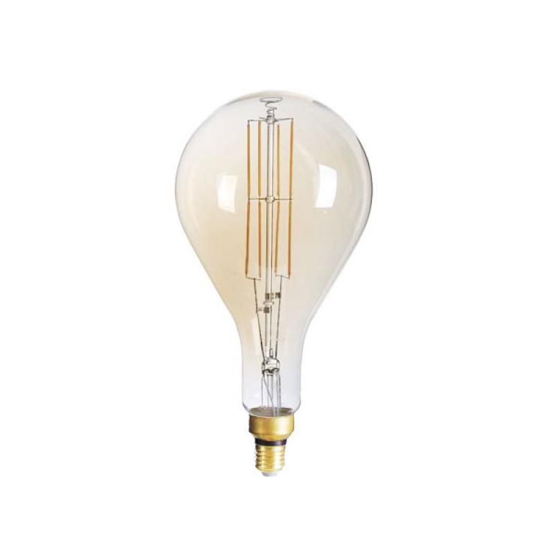 LED ŽARULJA E27 PS160 8W zlatno staklo Dimabilna 1800K