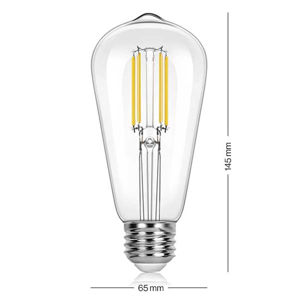 LED ŽARULJA E27 ST64 4W FILAMENT ZLATNA 2500K 400 lm LED žarulje SP1795 - iDEAL LED | Led žarulje - LED rasvjeta iDEAL LED | Led žarulje - LED rasvjeta LED ŽARULJA E27 ST64 4W FILAMENT ZLATNA 2500K 400 lm