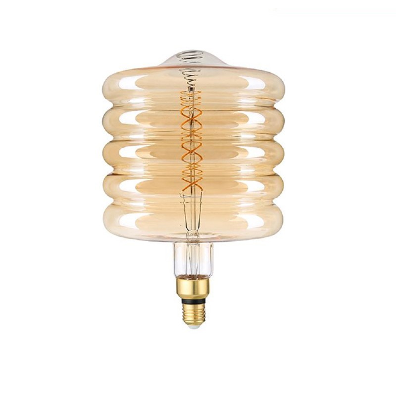 LED ŽARULJA E27 VINTAGE  8W E27 Ф200 ZLATNA DIMABILNA 2000K