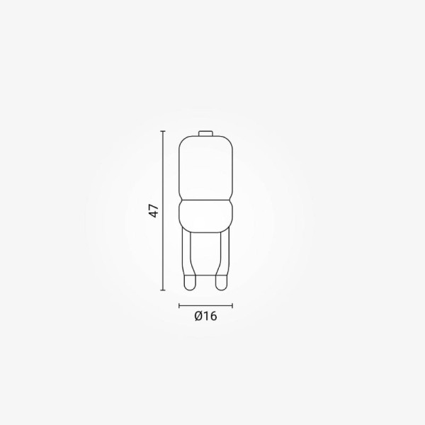 LED ŽARULJA G9 3W 220 lm 360° LED ŽARULJA G9 3W 220 lm 360°