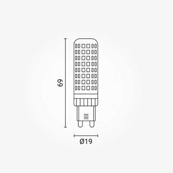 LED žarulja G9 7W 820 lm 360°