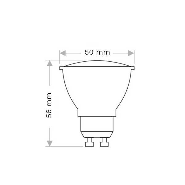 LED ŽARULJA GU10 7W 100 lm/W HIGH EFFICIENCY 700 lm