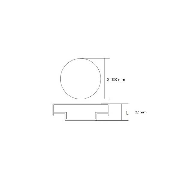 LED ŽARULJA GX53 10W D100 100-240V 2700/4000/6500K