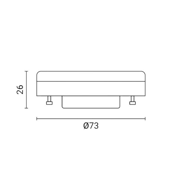 LED ŽARULJA GX53 7W 560LM Ra>80 180° AC 220-240V