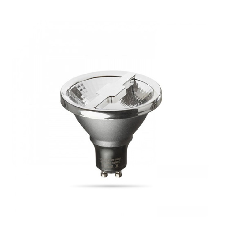 LED žarulja Osram GU10 6W 24° 3000K ALFA 69 srebrno siva krom 230V 