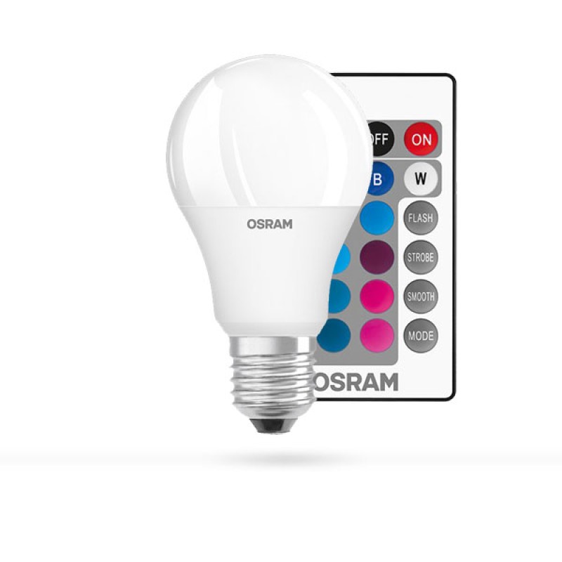 LED ŽARULJA PARATHOM RGBW E27 CLASSIC A 9W
