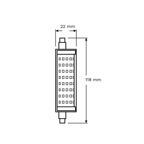 LED ŽARULJA R7s 7.5W 230V 100-240V 2700/4000/6500K 850lm
